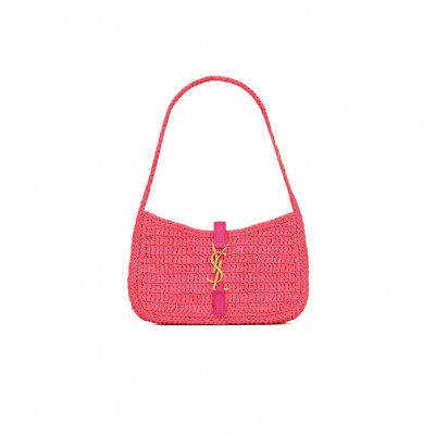 YSL LE 5 À 7 MINI IN RAFFIA 710310541146 (19*11.5*4.5cm)